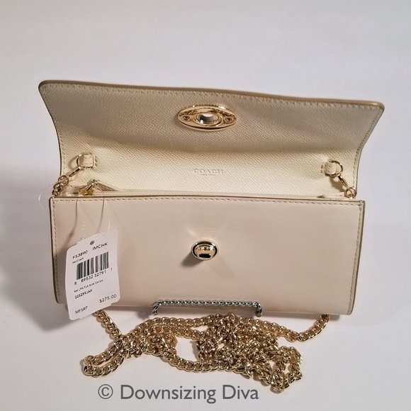 COACH Slim Envelope Wallet - Chalk - Picture 6 of 6